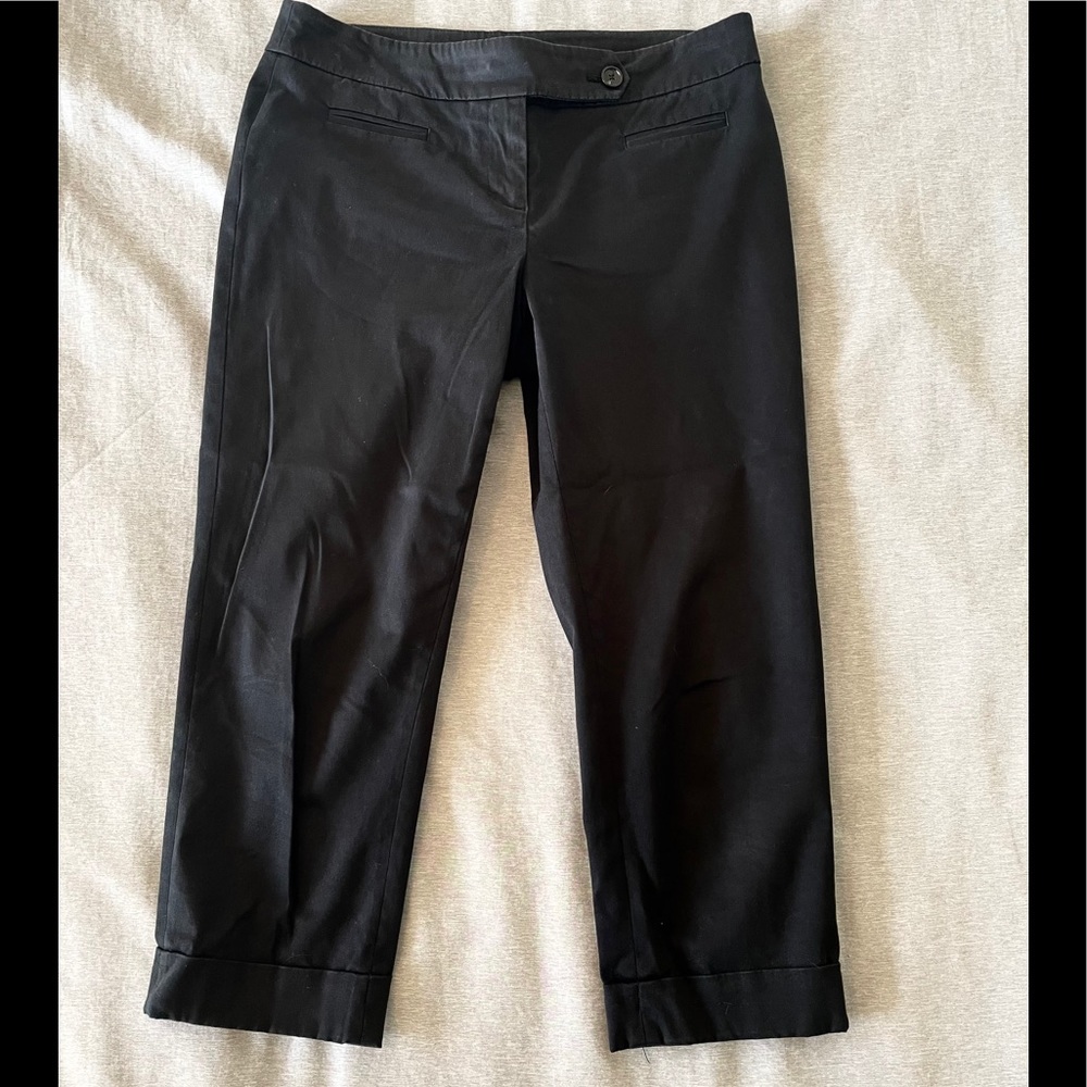 Ann Taylor LOFT Black Capris, Sz 4P